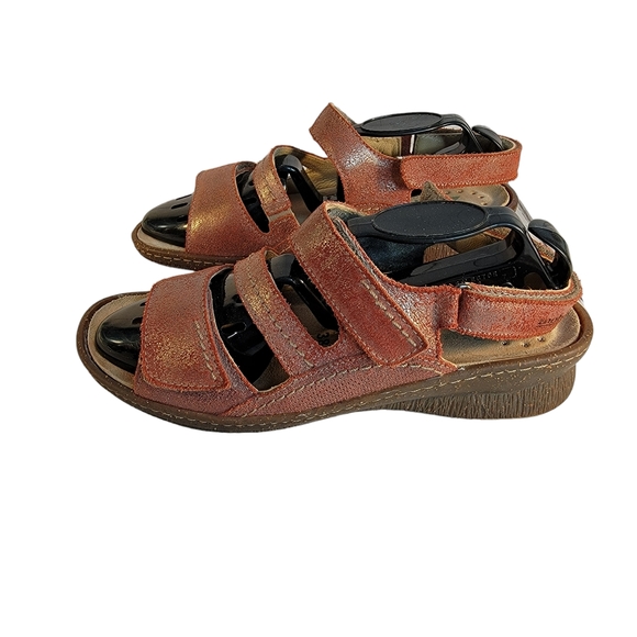 Mephisto Mobils Shimmer Leather Fall 3 Season Sandal Women's 38 EU - Picture 5 of 14